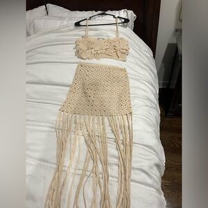 Small - Zara - 2 piece set bridal or beach party attire